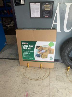 Easy pal box kit that we offer to help people move