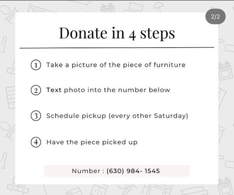 How to donate furniture