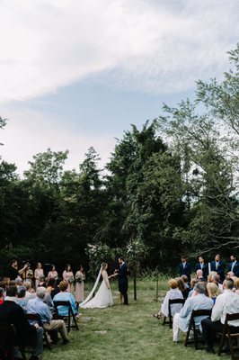 Barberry Hill Farm Wedding - Outdoor Ceremony - Madison, Connecticut Wedding - Anaise Prince Photography