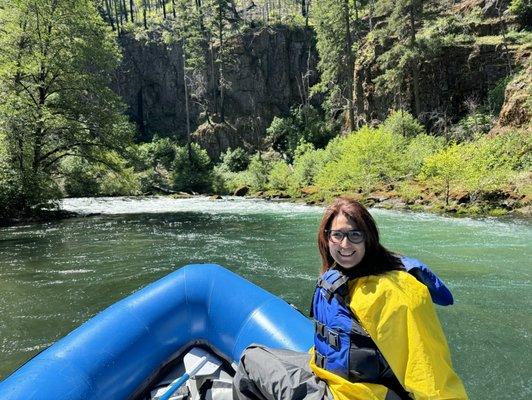 Riding down the Umpqua river, beautiful day, everything was perfect