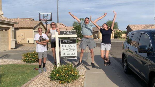 Closing day!  Congrats to this beautiful family on the sale of their home.  Helping people is what this is what this business is about.