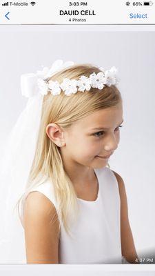 First Communion Veil!