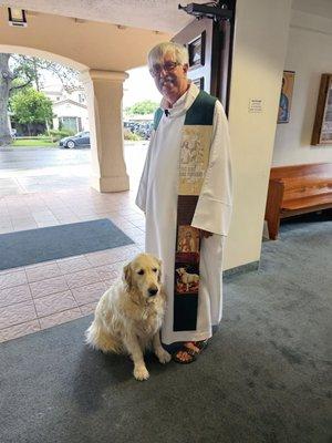 Father Edwin and Joost (pronounced "yost")