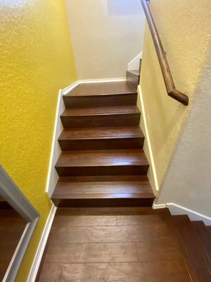 Laminate staircase