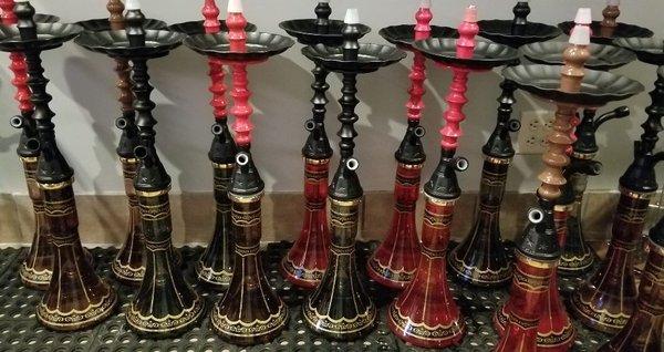 Hookahs cleaned and ready