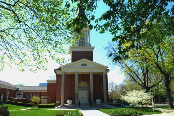 Colonial design of the Presbyterian Church.