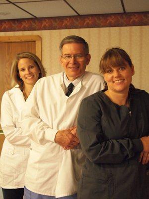 Dr.Laura Lux, Dr.Richard White, Kim W, RDH