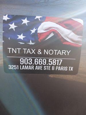 Tnt Taxes And Notary Services