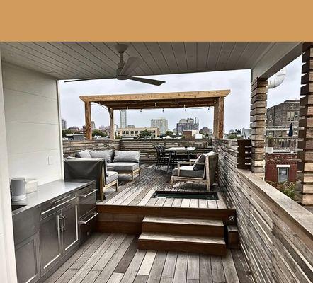 rooftop deck in Philly