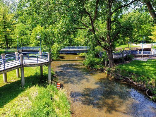 River Raisin in Trestle Park