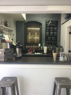 The coffee bar