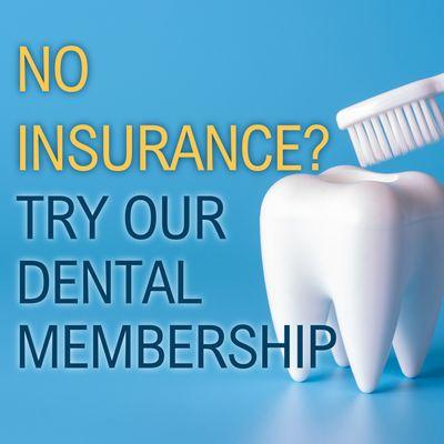 Don't let cost keep you from getting the dental care you deserve!