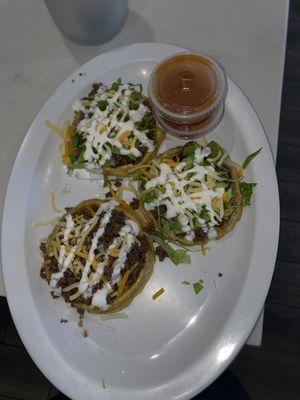 Beef sopes