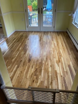 Dining room sand and refinish