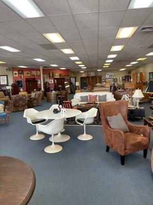 Shop interior, furniture and home decor consignment