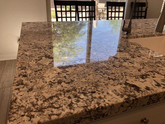 Granite cleaning & sealing project