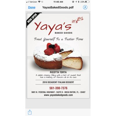 Yaya's Baked Goods LLC logo