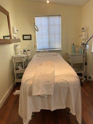 Esthetician's room