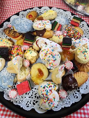 Italian cookie platter. All delicious!