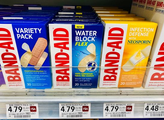 LOVE these water block flex bandaid's