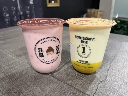 Strawberry & mango yogurt $6.75 each