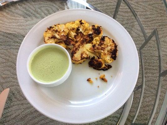 Tandoori Cauliflower with Mint Raita