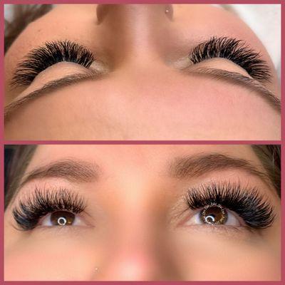 Mega volume lash extensions