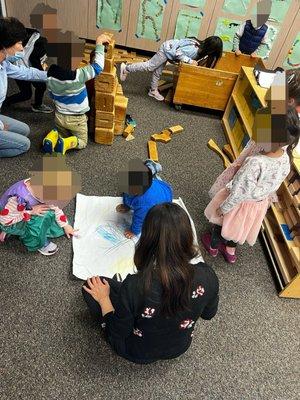 Building a pirate ship with blocks