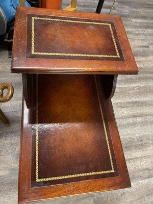 2 tier antique table