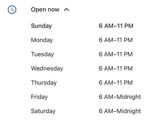 Their hours.