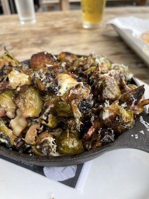 Brussels sprouts w bacon