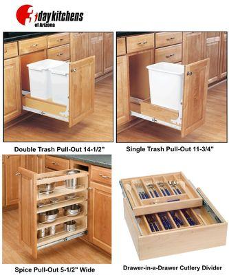 Pull-out trash containers