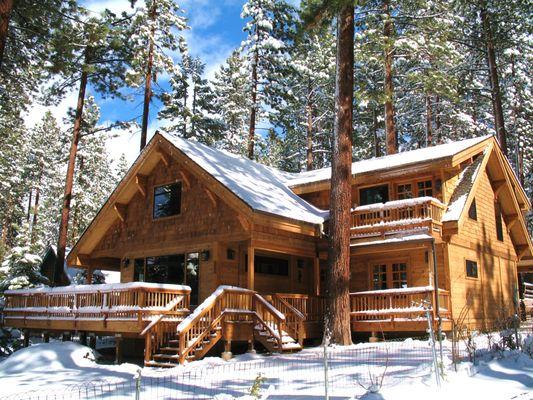 Tahoe Cedar Home winter retreat