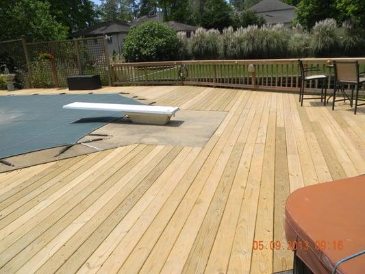 NEW DECK AROUND A POOL