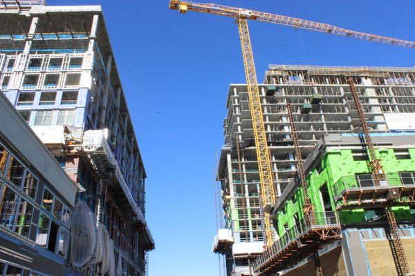 930 Rose Condo construction at Pike & Rose in North Bethesda.