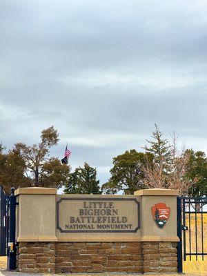 Little Bighorn Battlefield National Monument Entrance