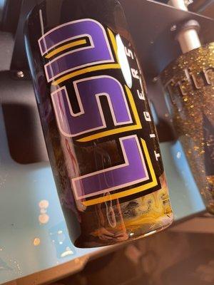 LSU custom made tumbler cup