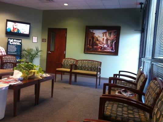 Waiting room area