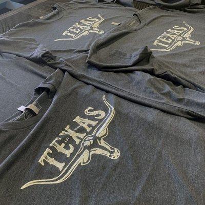 Screen Printed Texas T-Shirts for T&T Clothing Co