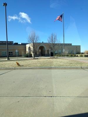 Main entrance to the Neosho Y.