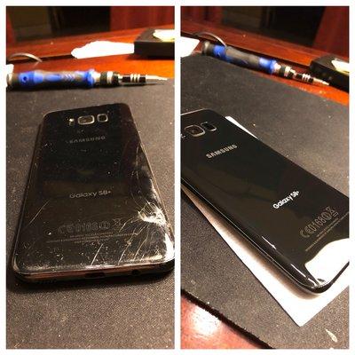 Before and After - Rear glass replacement