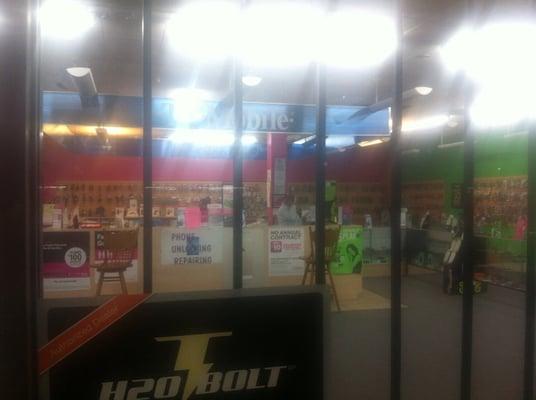 Picture of inside of store. (Taken from right outside)