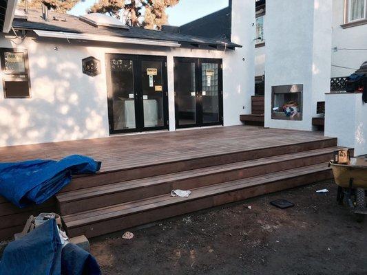 Finishing ipe deck builted in 2016