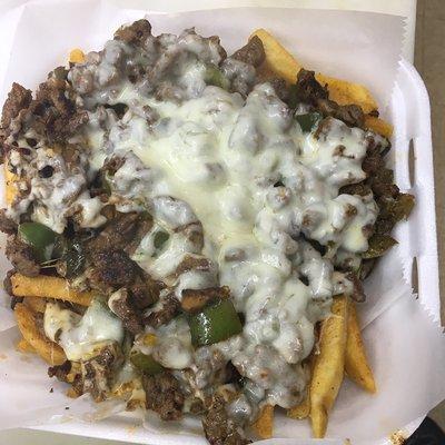 Steak philly over fries