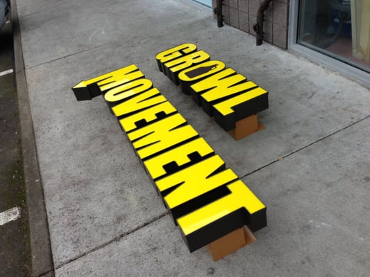 Growl Movement Sign before install.