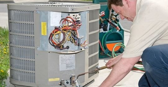 HVAC Repair of a Air conditioner Condensor