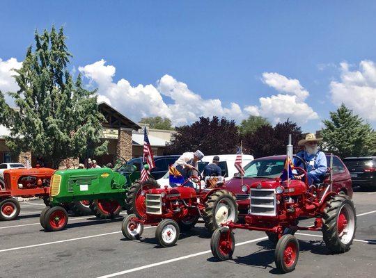 Tractor day at the Farmers Market :)