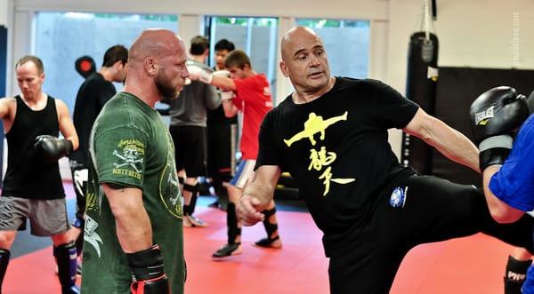 Bas Rutten's MMA system class taught personally by Bas Rutten