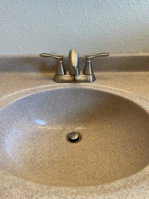 Before faucet