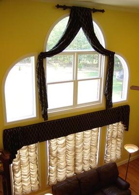 Window Treatments, Austrian shades Hickory NC